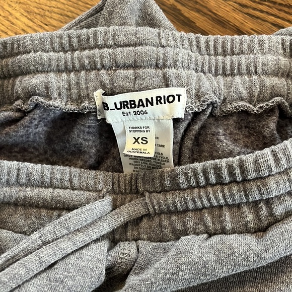 Sub Urban Riot Grey Elasticized Waist With Tie Joggers - Picture 5 of 6